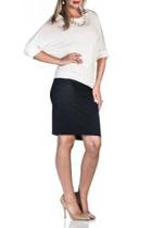  Navy Pencil Skirt