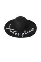  Black Embroidered Hat