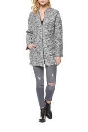  Plush Bomber Coat
