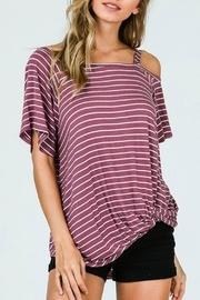  Marsala Striped Top