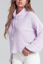  Fuzzy Lilac Sweatshirt