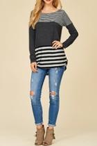  Solid And Stripe Top