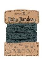  Crochet Charcoal Bandeau
