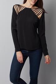  Capri Strappy Cutout Shoulder Top