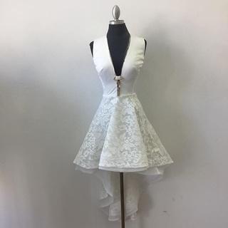  Fit & Flare White Dress