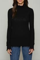  Cashmere Blend Distressed Sweater