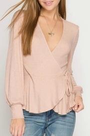 Pink Wrap Top