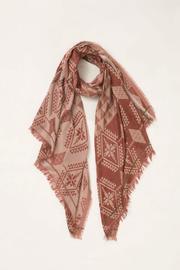  Aztec Geometric Scarf