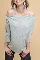  Slouchy Knit Tee