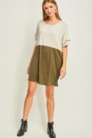  Olive Colorblock Dress