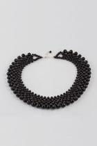  Black Beaded Necklace