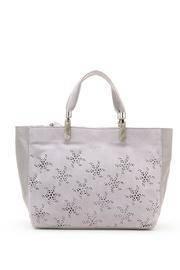  Leather Die Cut Shopper Bag