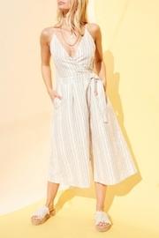  Stripe Tie Front