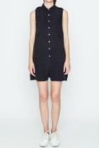  Black Boxy Romper