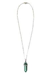  Sage-green Agate Necklace