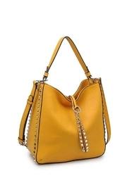  Studded Mustard Bag