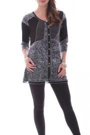  Grey Patchwork Tunic