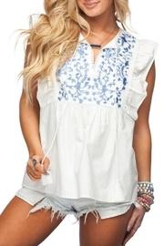 Embroidered Cruz Top