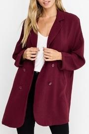  Oversized Blazer, Wine
