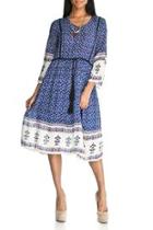  Scarf Print Dress