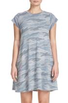  Cap Sleeve A-line Camo Dress