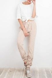  Brushed Shirring Sweat