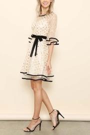  Gold Polkadot Dress