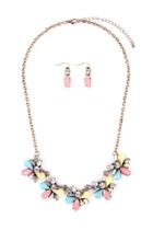  Multi-color Necklace & Earring