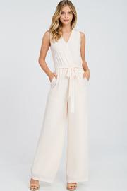  Tie Waist Classic Jumpsuit