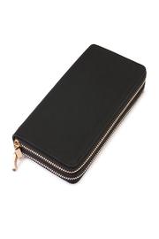 Black Faux Suede Wallet