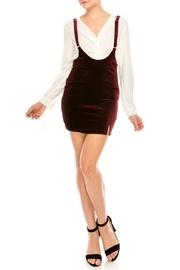  Velour Overall Dress