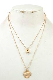  Monogram Layered Necklace