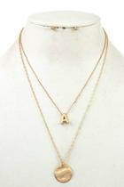  Monogram Layered Necklace