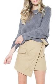 Ribbed Batwing Sweater