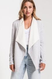  Grey Sherpa Cardigan