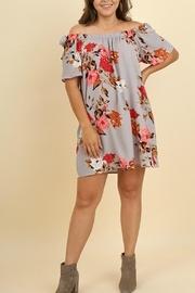  Floral Shift Off-shoulder
