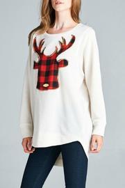  Reindeer Sweatshirt Tunic