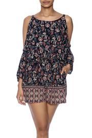  Cold Shoulder Floral Romper