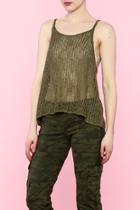 Green Knitted Top