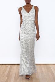  Silver Mermaid Gown