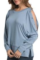  Snap Sleeve Pullover