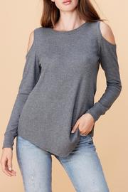  Meridian Cold Shoulder Sweater