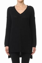 V-neck Hi-lo Sweater