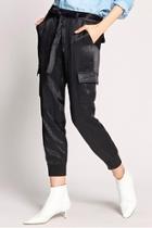  Satin Cargo Jogger
