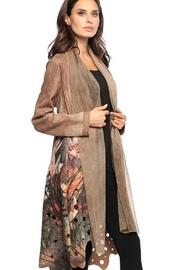  Floral Cut-out Coat