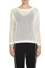  Windowpane Knit Sweater