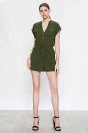  Olive-green Utility Romper