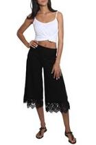  Laced Gaucho Pants