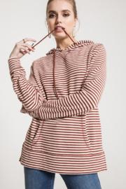  Soft Spun Stripe Hoodie