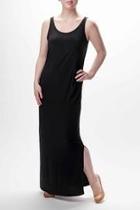 Sleeveless Black Maxi Dress